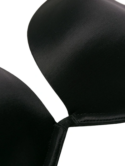 Shop Wolford Sheer Touch Push-up Bra In Black
