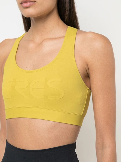 Shop Eres Sporty Sports Bra In Yellow