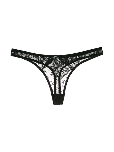 Shop Gilda & Pearl Rita Thong In Black