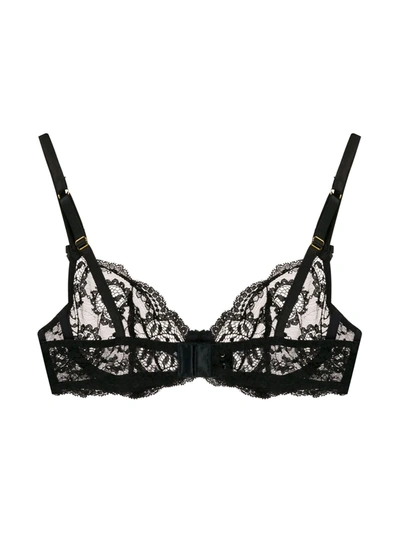 Shop Gilda & Pearl Rita Lace Bra In Black