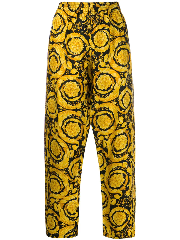 baroque print trousers