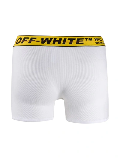 Shop Off-white Industrial Tape Boxer Shorts In White