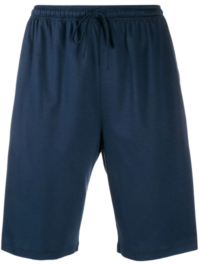 Shop Ermenegildo Zegna Pyjama Shorts In Blue