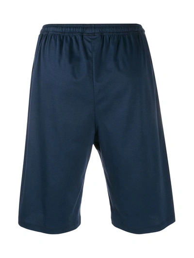 Shop Ermenegildo Zegna Pyjama Shorts In Blue