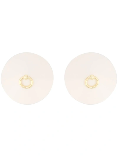 Shop Bordelle Enamel O Ring Nipplets In Neutrals