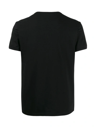 Versace Medusa-print V-neck T-shirt In Black