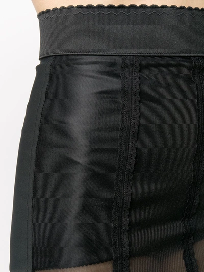 Shop Dolce & Gabbana Corset Style Culotte In Black