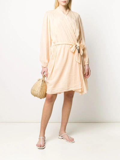 Forte Forte Waist-tied Fitted Robe In Neutrals