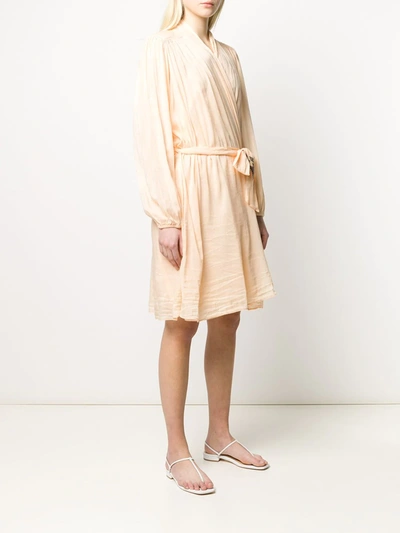 Forte Forte Waist-tied Fitted Robe In Neutrals