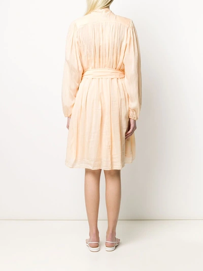 Forte Forte Waist-tied Fitted Robe In Neutrals