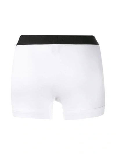 Shop Tom Ford Logo Waist Boxers In White