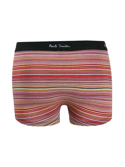 Shop Paul Smith Striped Pattern Boxers In Neutrals