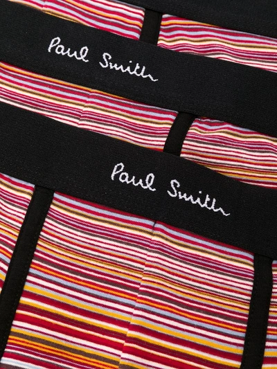 Paul Smith Striped Pattern Boxers In Neutrals