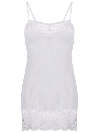 Shop La Perla Brigitta Slip Dress In White