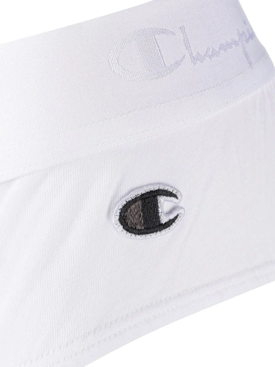 Shop Rick Owens X Champion X Champion Embroidered Logo Briefs In White
