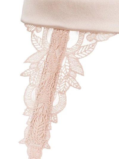 Fleur Of England Dahlia Suspender Belt In Pink