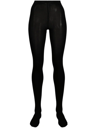 Wolford Velvet De Luxe 66 3-pack Tights In Black