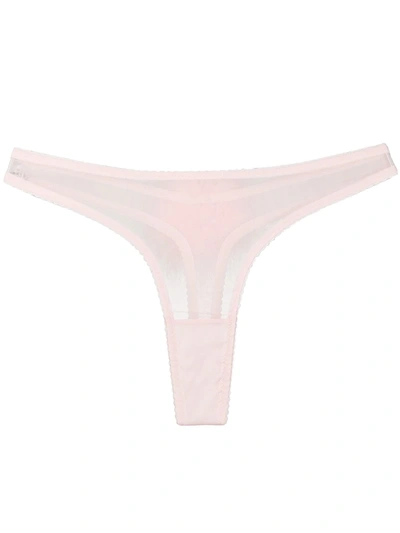 Shop Gilda & Pearl Diana Thong In Pink