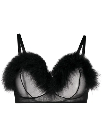 Shop Gilda & Pearl Diana Soft Bra In Black