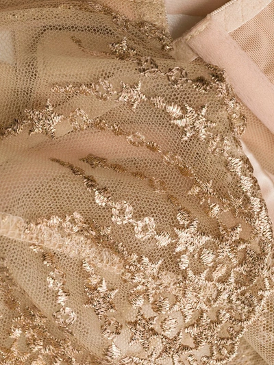 Shop Gilda & Pearl Under The Stars Bra In Gold