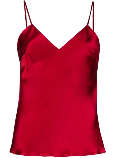 Shop Gilda & Pearl Sophia Camisole Top In Red