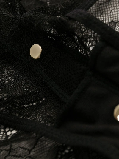 Shop Maison Close Harness Lace Underwear In Black