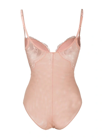 Shop La Perla Brigitta Bodysuit In Pink