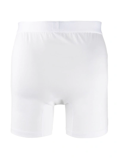 Sunspel Buttoned Branded Boxers In White