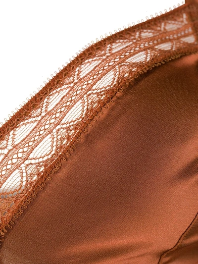 Shop Eres Cornely Triangle Bra In Brown