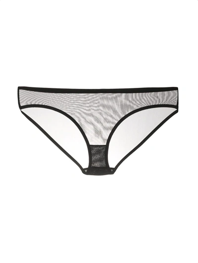 Shop Eres Bambin Low-waisted Briefs In Black