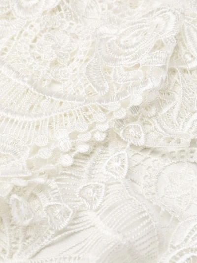 Belle Et Bon Bon Bisoux Lace-detail Body In White