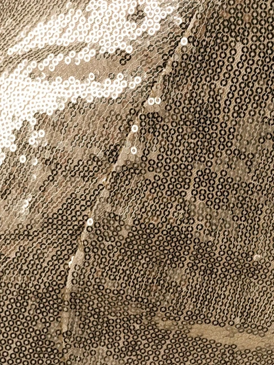 Dolce & Gabbana Sequined Briefs In Gold