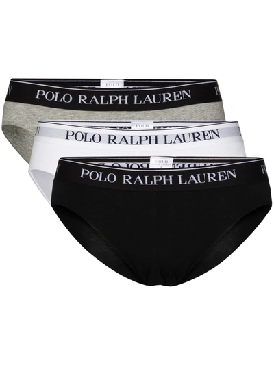 Shop Polo Ralph Lauren Low-rise Briefs (pack Of 3) In Multicolour