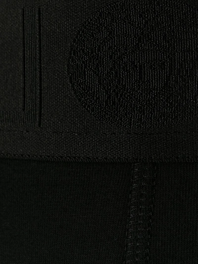 Shop Versace Elasticated-waist Boxer Briefs In Black