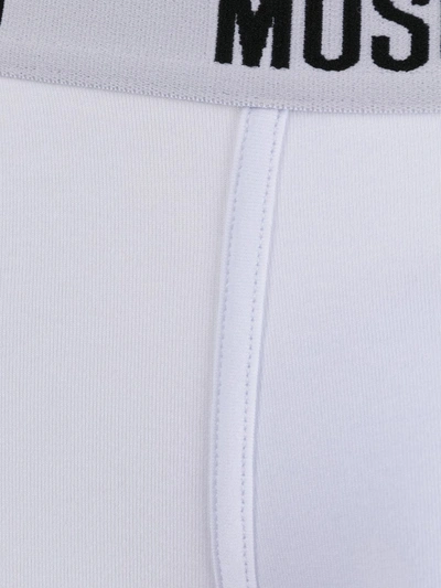 Shop Moschino Logo Boxers In White