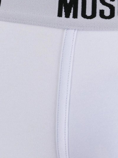 Moschino Logo Boxers In White