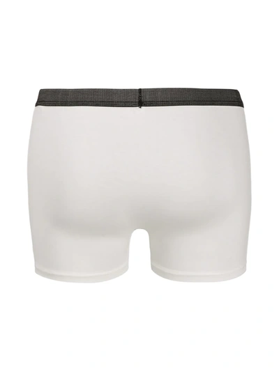 Shop Viktor & Rolf Pack Of Two Printed Boxers In White