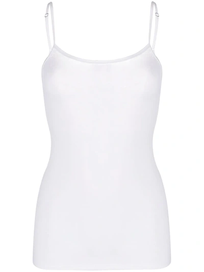 Shop Hanro Ultralight Cotton Camisole Top In White