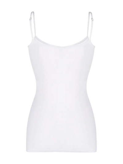 Shop Hanro Ultralight Cotton Camisole Top In White