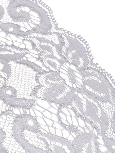 Hanro Luxury Moments Lace Unlined Underwire Bra In White