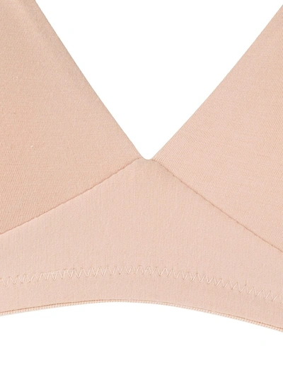 Shop Hanro Sensation Soft Cup Wireless Bra In Neutrals