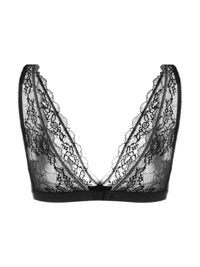 Shop Wacoal Perfection Lace Bralette In Grey