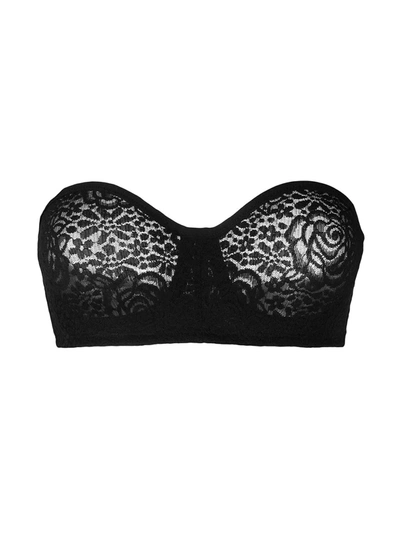 Wacoal Lace Strapless Bra In Black