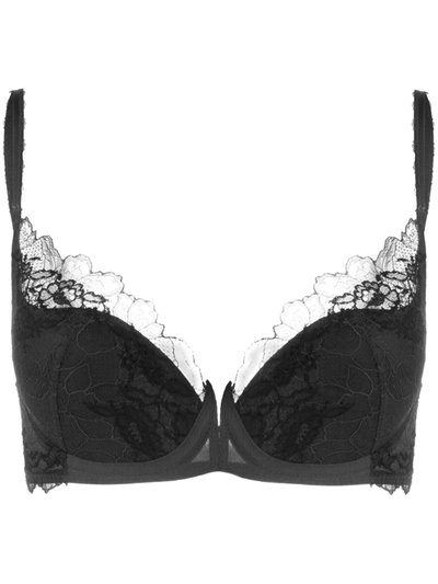 Shop Wacoal Perfection Lace Moulded Bra In Grey
