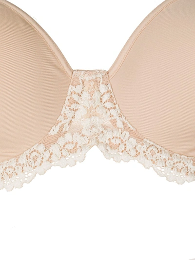 Shop Wacoal Embrace Lace Contour Bra In Neutrals