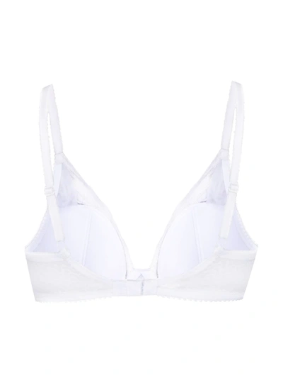 Wacoal Aphrodite White Lace Plunge Bra In White