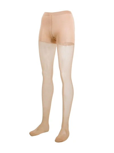 Shop Wolford Individual 10 Control Tights In Neutrals