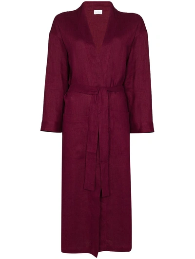 Shop Pour Les Femmes Long Robe In Red