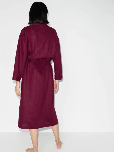 Shop Pour Les Femmes Long Robe In Red