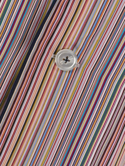 Shop Paul Smith Striped Pyjama Set In Blue